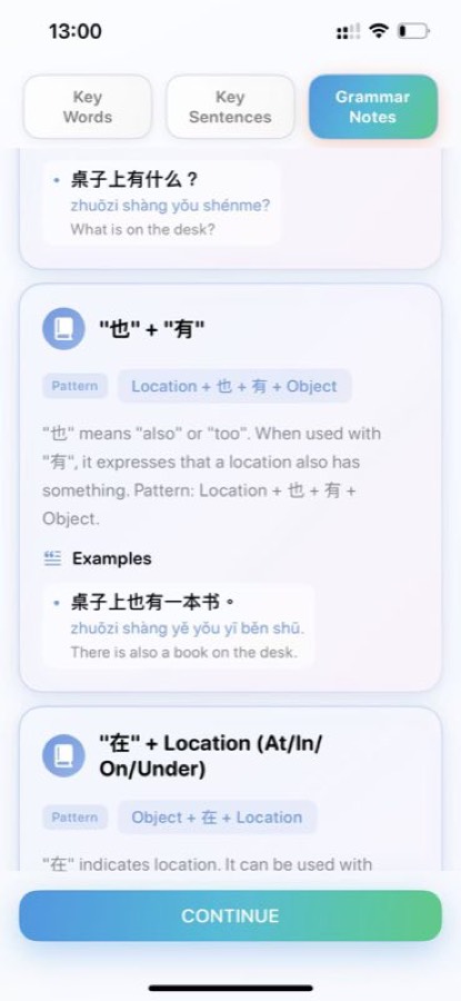 MandarinRise app screenshot