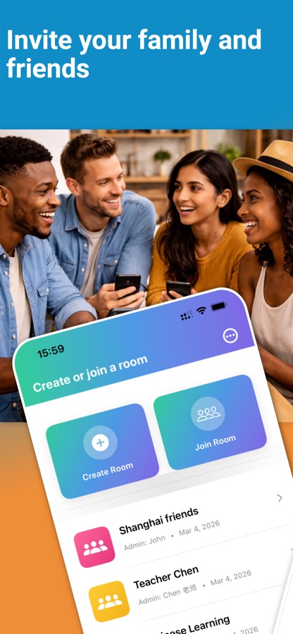 MandarinRise rotating app preview